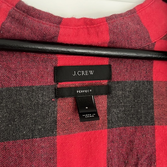 J CREW flannel button down - Picture 2 of 4